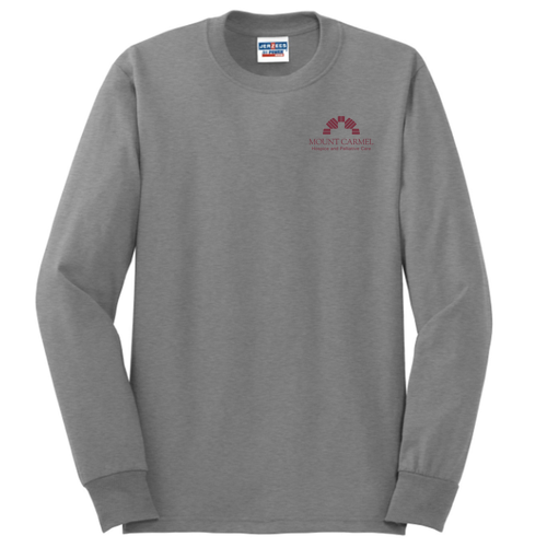 Jerzees Dri-Power Active Adult Longsleeve Tee -- Oxford
