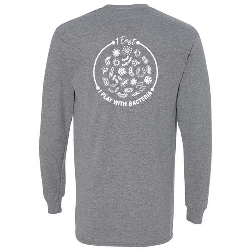 Gildan Heavy Cotton Longsleeve Basic T-Shirt -- Graphite Heather