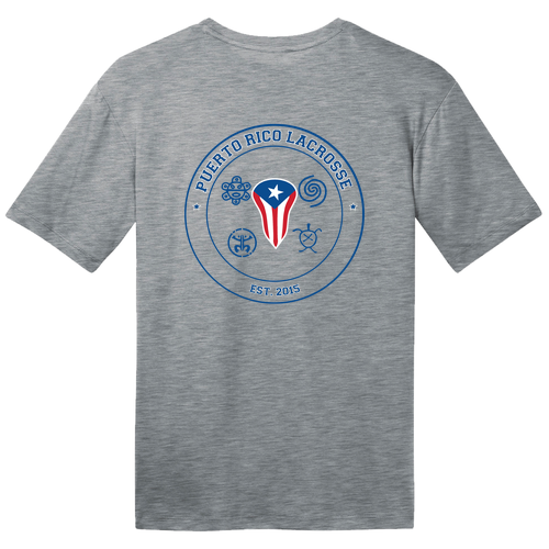 Taino Symbol Tee -- Heathered Steel