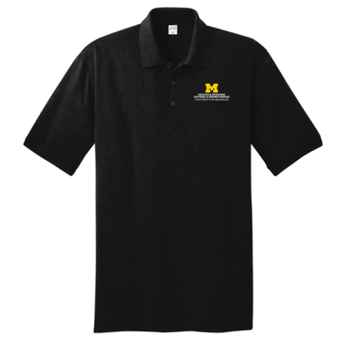 Port & Company Tall Core Blend Jersey Knit Polo -- Jet Black, $21