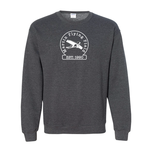 Gildan Heavy Blend Crewneck -- Dark Heather