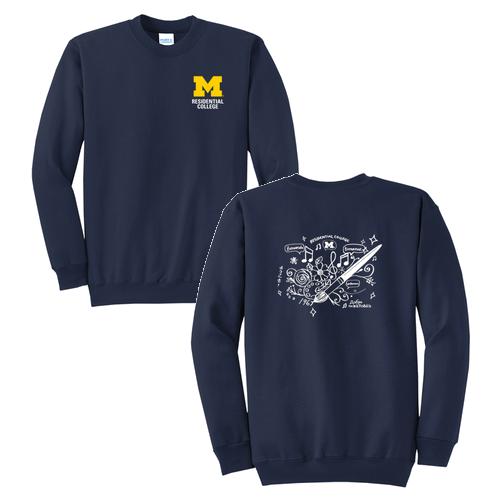 Port and Company Classic Crewneck Sweatshirt -- Navy