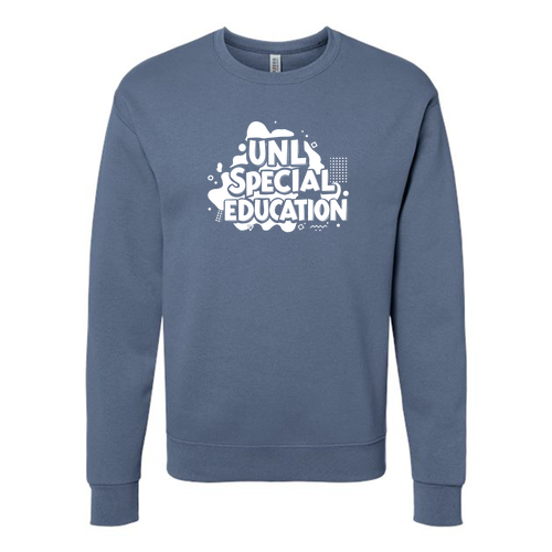 UNL Special Education Crewneck Sweater -- Denim