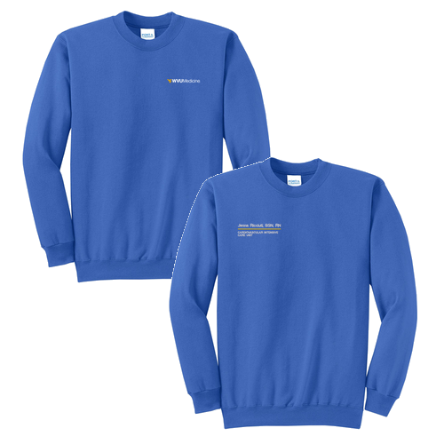 Port and Company Classic Crewneck Sweatshirt -- Royal