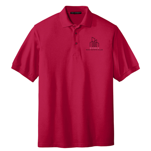 Port Authority Silk Touch Sport Shirt -- Red