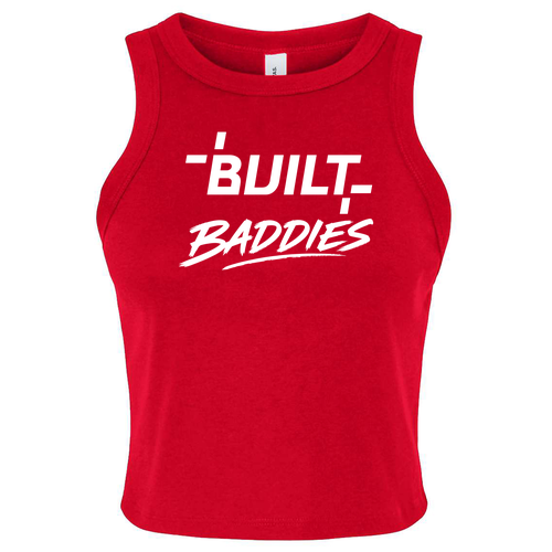 BELLA+CANVAS Women’s Micro Rib Racer Tank -- Solid Red Blend