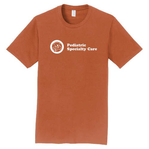 Port and Company Tee (w/ Back Print) -- Texas Orange