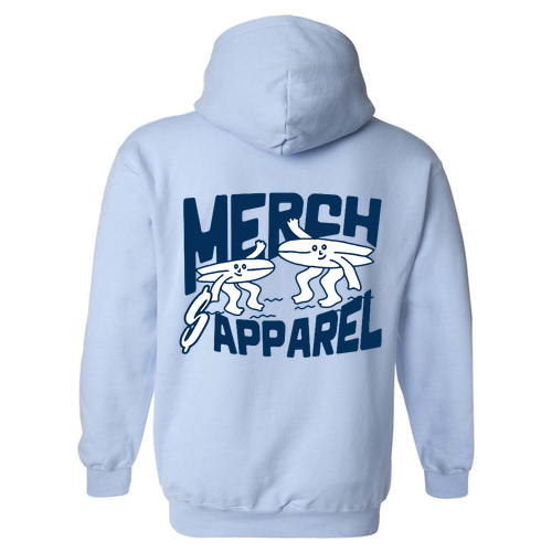 Gildan Heavy Blend Hooded Sweatshirt -- Light Blue