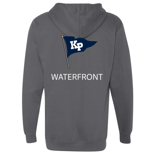 Independent Trading Midweight Hooded Sweatshirt -- Charcoal Heather