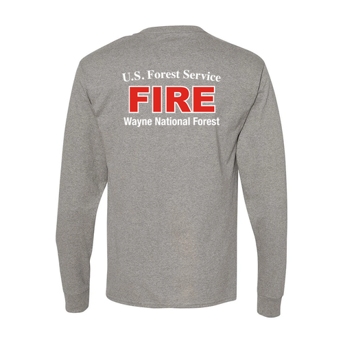 Hanes Adult 6 oz. Authentic-T Long-Sleeve T-Shirt -- Oxford