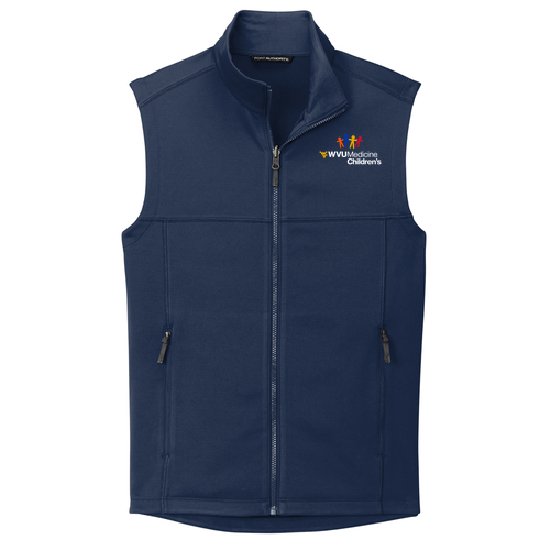 Port Authority Collective Smooth Fleece Vest -- River Blue Navy