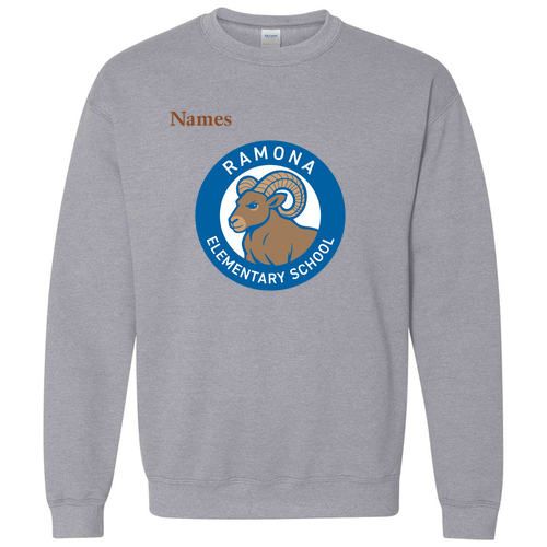 Gildan Heavy Blend Crew Neck Sweatshirt -- Sport Grey