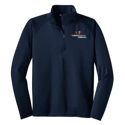 Sport Tek Sport Wick Stretch Half Zip Pullover -- True Navy