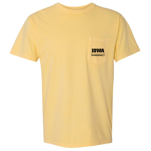 Comfort Colors Short Sleeve Pocket Tee -- Butter