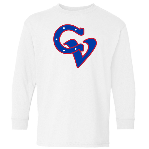 Youth CV Colts Longsleeve T-Shirt -- White