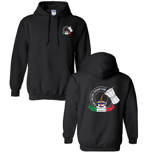 50/50 Cotton/Poly Hoodies -- Black
