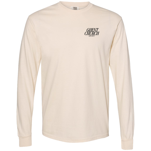 Comfort Colors Ringspun Long Sleeve Tee -- Ivory
