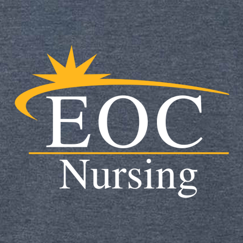 EOC Nursing Gildan SoftStyle T-Shirt -- Heather Navy