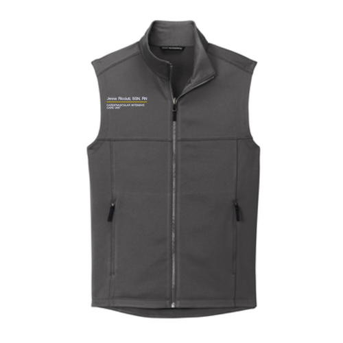 Port Authority Collective Smooth Fleece Vest -- Graphite