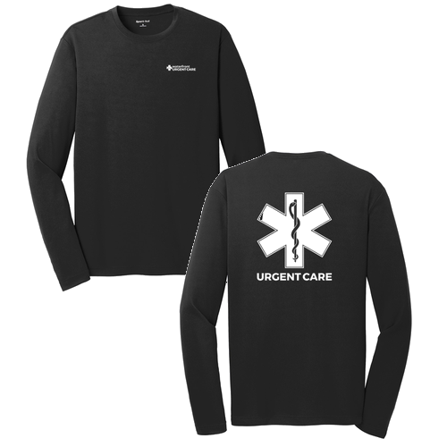 Sport-Tek  Posi-UV Pro Long Sleeve Tee -- Black