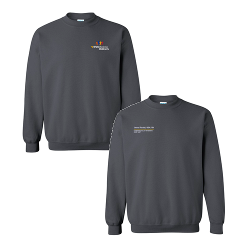 Gildan Heavy Blend Crew Neck Sweatshirt -- Charcoal