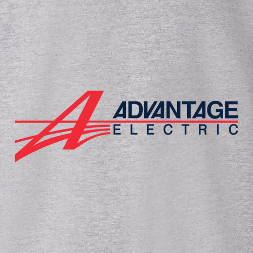 Champion Powerblend Crewneck Sweatshirt -- Light Steel, AES