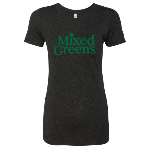 Ladies Next Level Apparel Tri Blend Crew -- Vintage Black