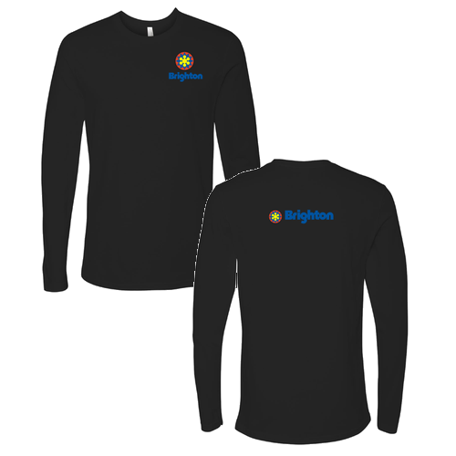 Brighton Logo 2 Full color -- Long Sleeve Black