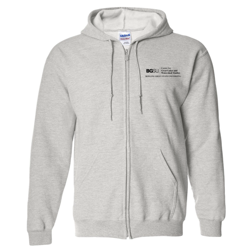 Gildan Full Zip Hooded Sweatshirt -- Ash