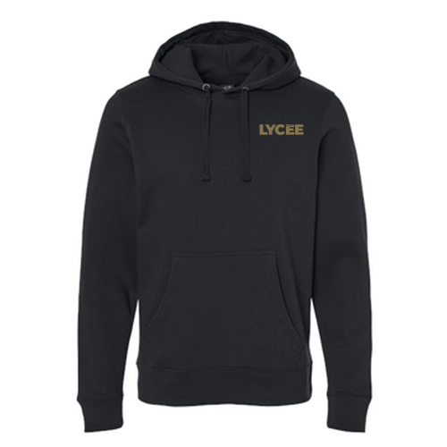 J America Unisex BTB Fleece Hooded Sweatshirt -- Black