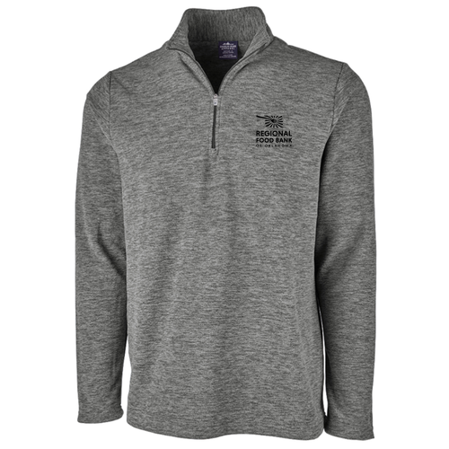 Charles River Mens Freeport Microfleece Pullover Embroidered -- Light Grey Heaher