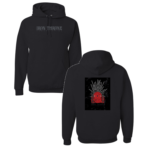 Jerzees 8 oz 50/50 Nublend Adult Hooded Sweatshirt -- Black