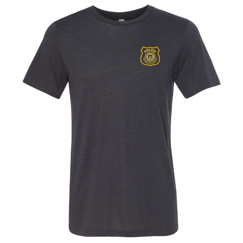 Mens/Unisex Bella Canvas Triblend Short Sleeve T-Shirt -- Solid Dark Grey Triblend