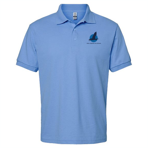 Gildan DryBlend Jersey Polo -- Carolina Blue