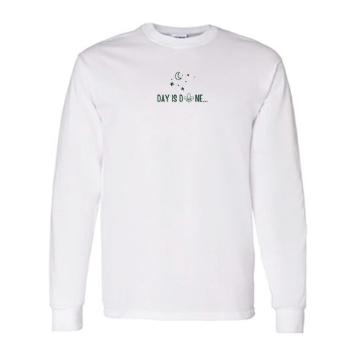 Gildan Heavy Cotton Longsleeve Basic T-Shirt -- White