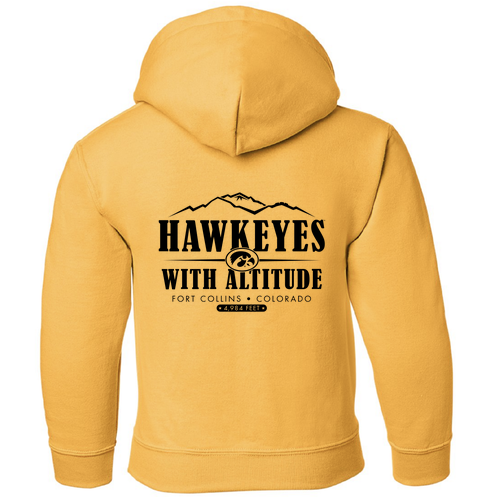 Gildan Heavy Blend Youth Hooded Sweatshirt -- Gold