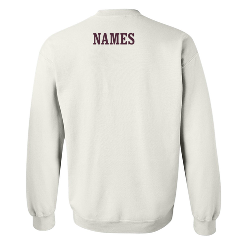 Gildan Heavy Blend Crew Neck Sweatshirt -- White