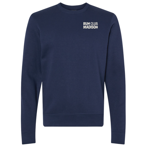 J. America BTB Fleece Crew -- True Navy