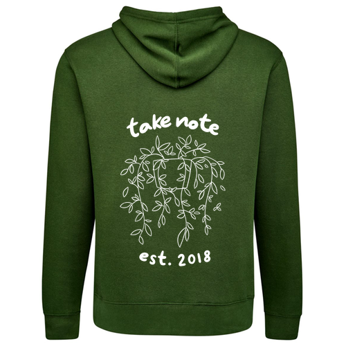 J America Unisex BTB Fleece Hooded Sweatshirt -- Forest Green