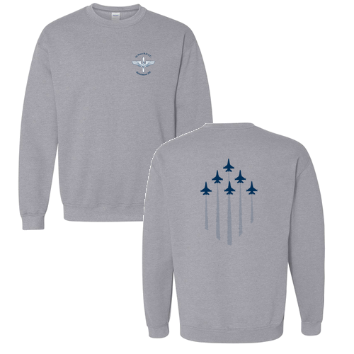 Gildan Heavy Blend Crew Neck Sweatshirt -- Sport Grey