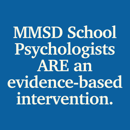 MMSD School Psychologist T-Shirt -- Neon Blue