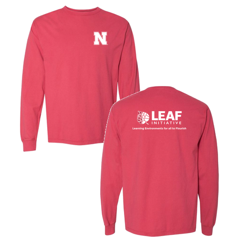 ComfortWash by Hanes Garment Dyed Long Sleeve T-Shirt -- Crimson Fall