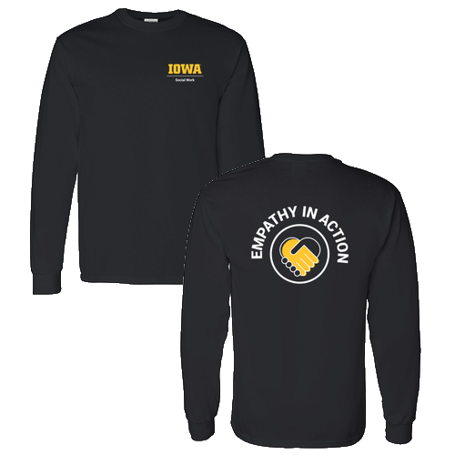 Gildan Heavy Cotton Longsleeve Basic T-Shirt -- Black