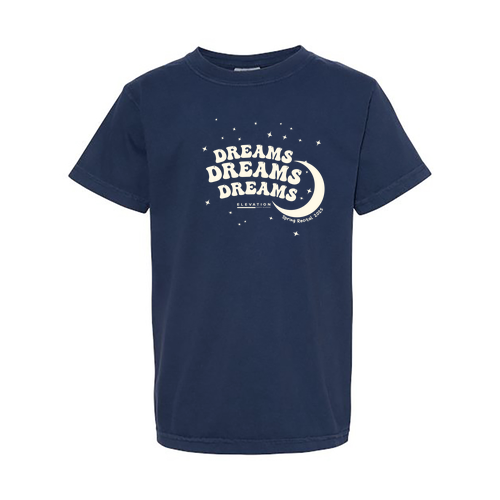 Comfort Colors Youth Ring Spun Cotton Tee -- True Navy