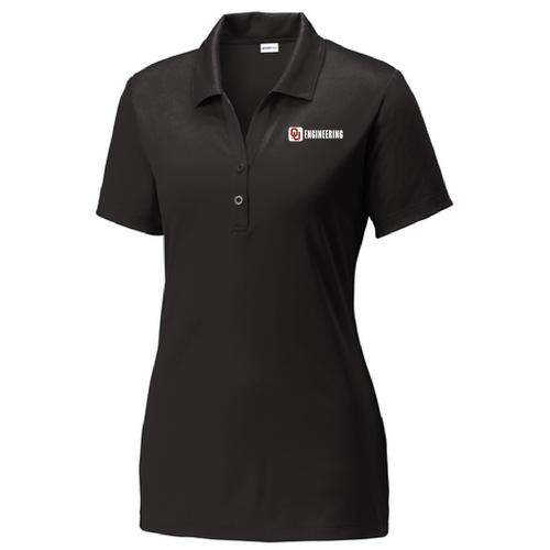 Ladies Sport-Tek PosiCharge  Competitor  Polo -- Black