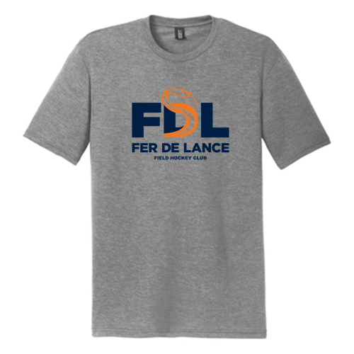 Mens/Unisex District Made Soft Perfect Tri Tee -- Grey Frost, U14