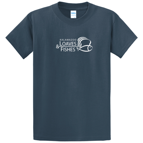 Port and Company Basic T-Shirt -- Steel Blue