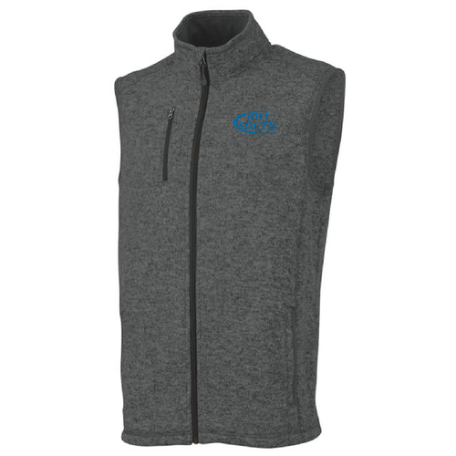Charles River Mens Pacific Heathered Vest -- Charcoal Heather