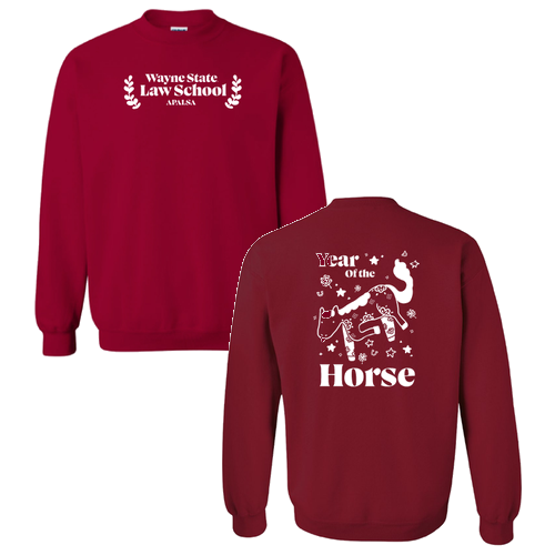 Gildan Heavy Blend Crew Neck Sweatshirt -- Cardinal Red