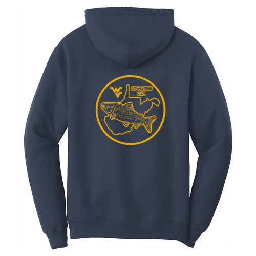 Port and Company Core Fleece Pullover Hooded Sweatshirt -- Navy
